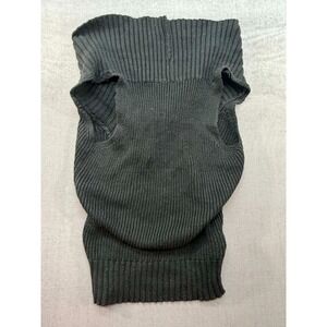 Vintage‎ Michael Carrie Sleeveless Sweater Ramie Cotton Black Size Small